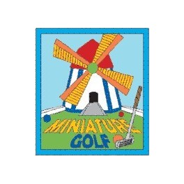 Miniature Golf fun patch