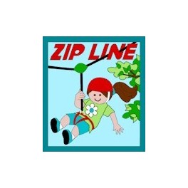 Zip Line fun patch