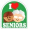 I (heart) Seniors fun patch