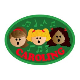 Caroling (trio) fun patch