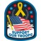 Support Our Troops (Flag) fun patch