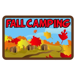 Fall Camping fun patch