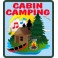 Cabin Camping fun patch